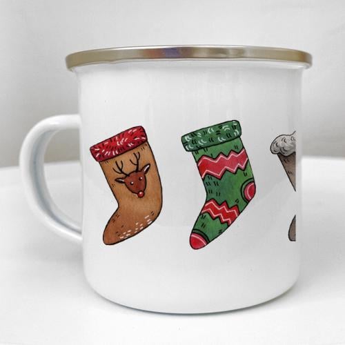 Кружка металлическая Camper Рождественские носки 250 мл (KRM_23S061)