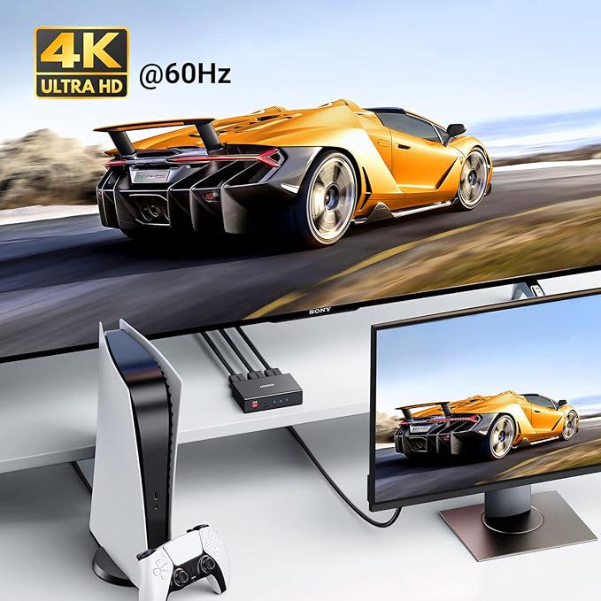 Сплиттер UGREEN CM569 HDMI Black (90513) - фото 7