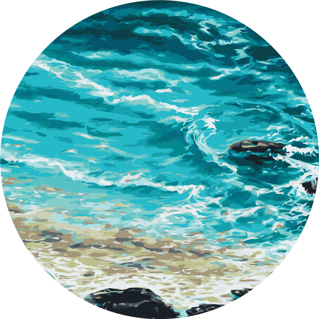 Картина по номерам Brushme Океан 40 см (RC00052L)