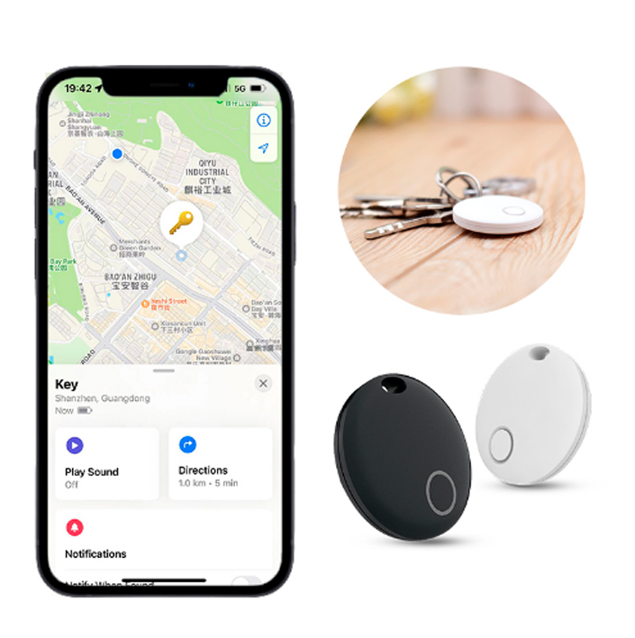 Брелок-трекер Smart Memory Key Finder кишеньковий Чорний (HB02B) - фото 3