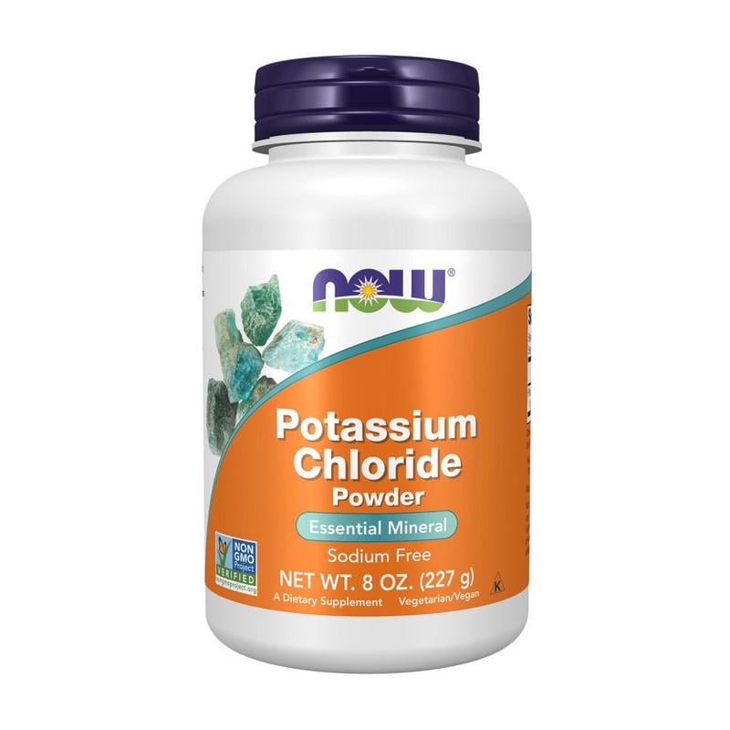 Калий хлорид NOW Potassium Chloride Powder 227 г