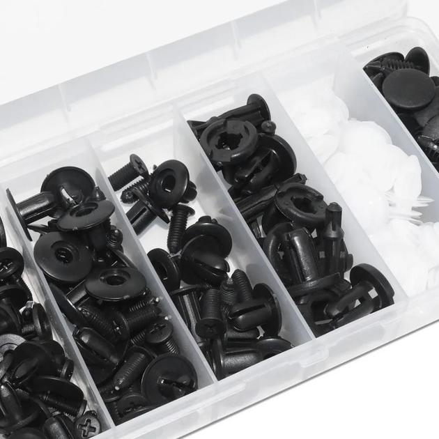 Набор клипс для автомобилей 100 шт. (А000037) - фото 5 Набор клипс для автомобилей 100 шт. (А000037) - фото 5