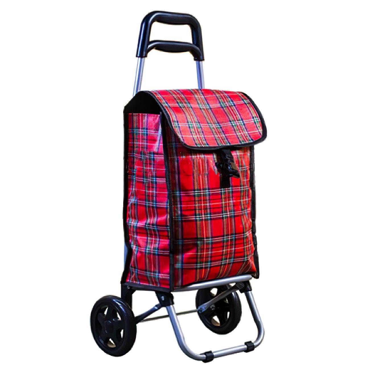 Тачка с сумкой Hoz XY-405C Красный в клетку (TC-088008)