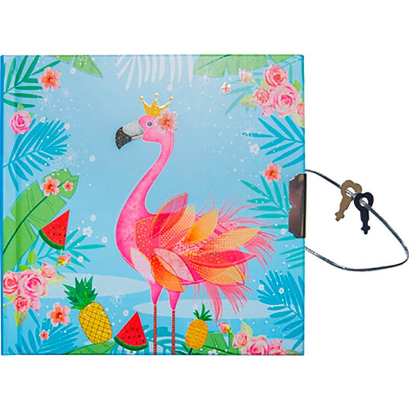 Блокнот детский 481804-Uфламинго на замочке 135x135 мм 70 г 56 л Голубой (27987173) Блокнот детский 481804-Uфламинго на замочке 135x135 мм 70 г 56 л Голубой (27987173)