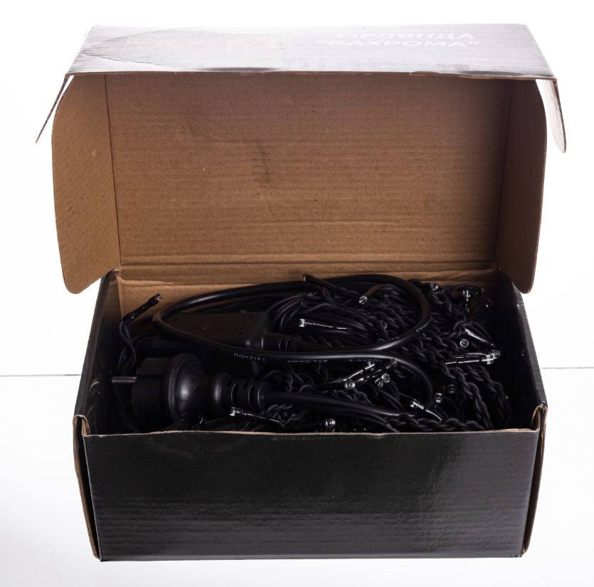 Гирлянда бахрома уличная 335 LED 20 м от сети черная нить Синий - фото 5 Гирлянда бахрома уличная 335 LED 20 м от сети черная нить Синий - фото 5