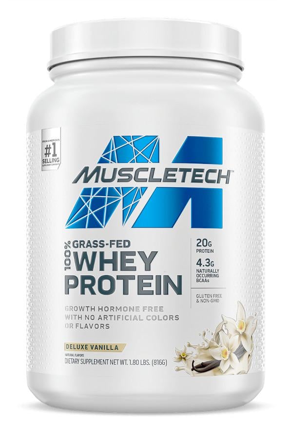 Протеин Muscletech 100% Grass-Fed Whey 816 г Ваниль (9556V14910)