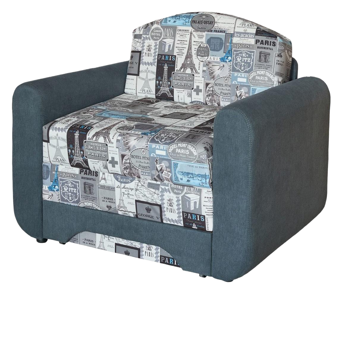 Диван раскладной в детскую комнату Mebel Service Юниор Дюймовочка Мини Серый