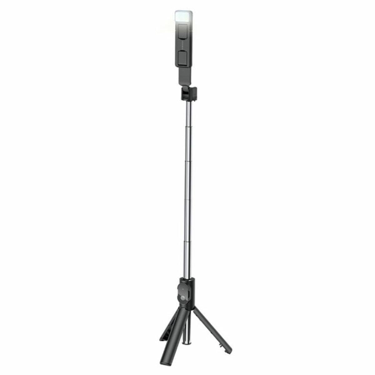 Селфи-монопод Borofone BY8 Magic fill light live broadcast holder Black (20359218) Селфи-монопод Borofone BY8 Magic fill light live broadcast holder Black (20359218)