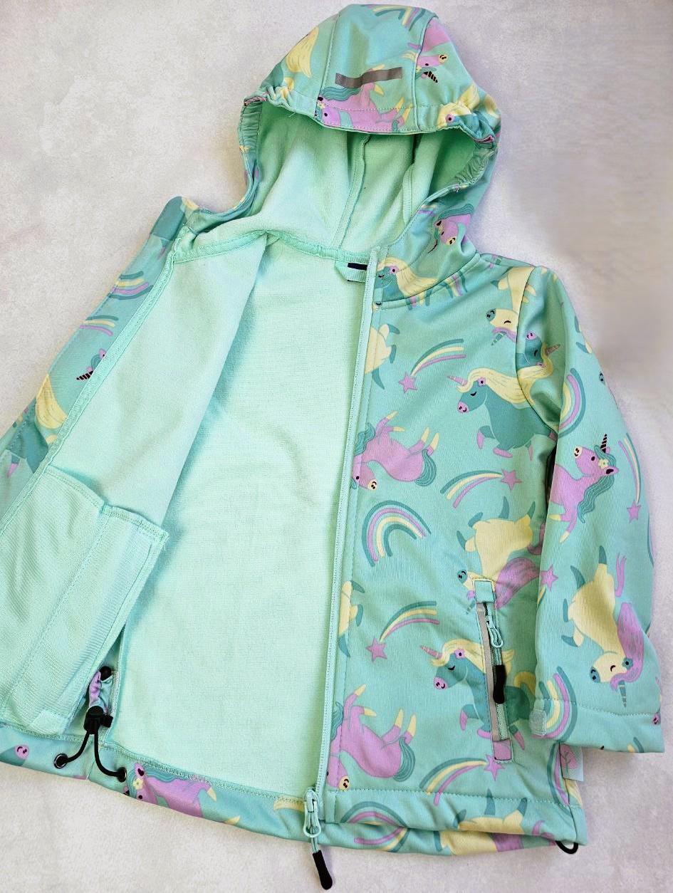 Куртка-софтшел для дівчаток Lupilu водонепроникна на флісі 110-116 см (023669) - фото 2