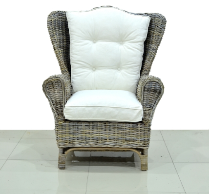 ᐉ Плетеное кресло с пуфиком из натурального ротанга (cr-kp190122 ...