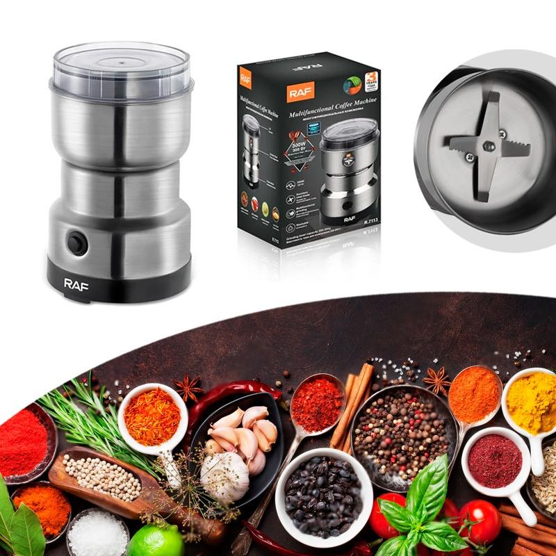 Турка для кави електрична RAF R.127/кавомолка RAF R-7113 нержавіюча сталь - фото 5