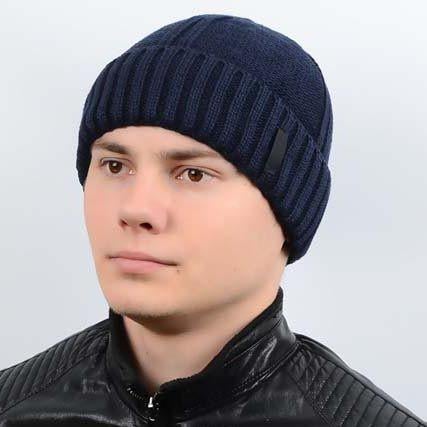 Шапка мужская Alex AL17034 L/57-58 см Темно-синий (34081)