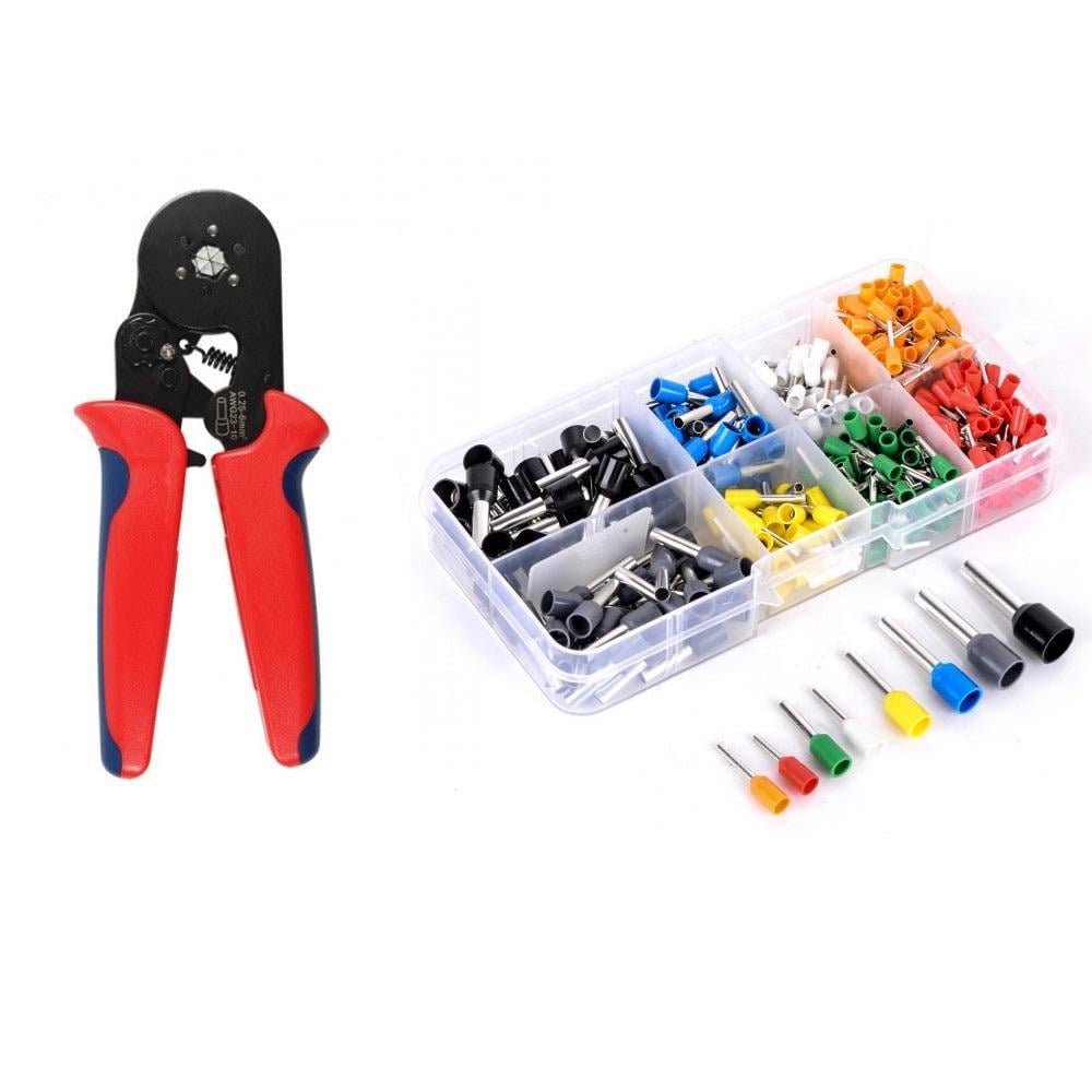 Кримпер 6 кулачків HSC8-6 0,25-6 мм з набором наконечників 400 шт. Кримпер 6 кулачків HSC8-6 0,25-6 мм з набором наконечників 400 шт.