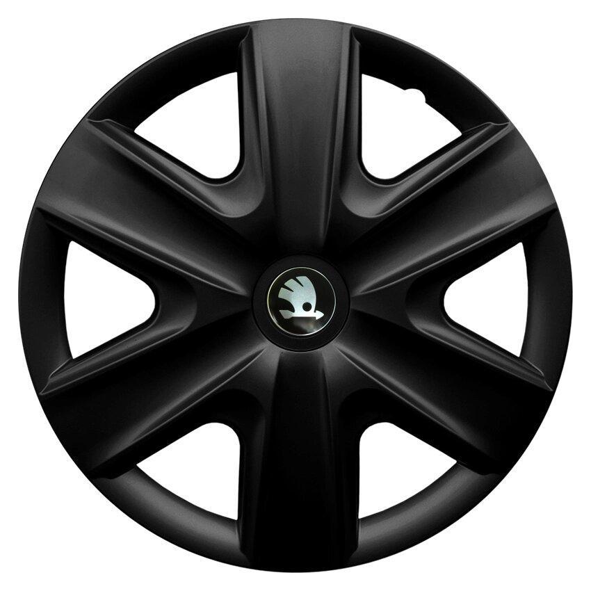 Комплект колпаков JAWOPLAST Hexan R15 для Skoda 4 шт. Black (28434891)