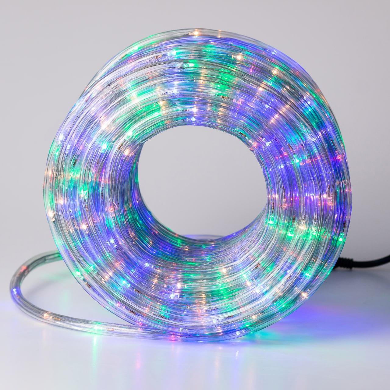 Гирлянда уличная лента светодиодная Дюралайт 240 LED 7 м морозоустойчивая прозрачный провод