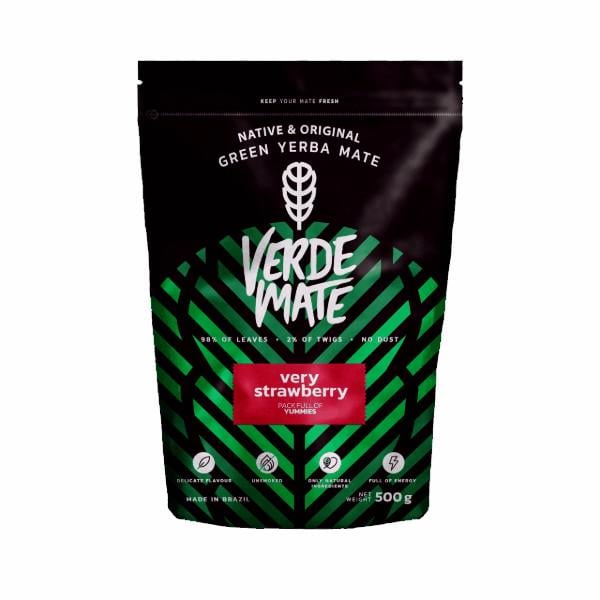 Чай йерба мате Verde Mate Green Very Strawberry 500 г