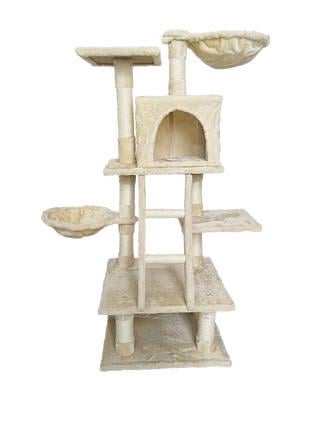 Кігтеточка будиночок для кішок Avko CatTree 1323 Beige Кігтеточка будиночок для кішок Avko CatTree 1323 Beige