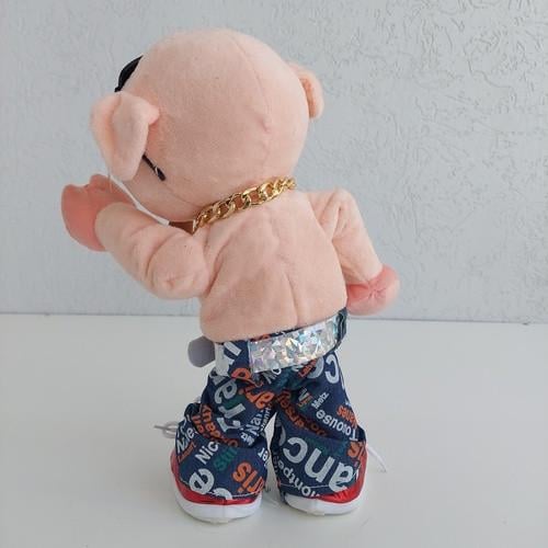 Інтерактивна іграшка Свинка-репер танцює під музику в окулярах (4980) - фото 5 Інтерактивна іграшка Свинка-репер танцює під музику в окулярах (4980) - фото 5