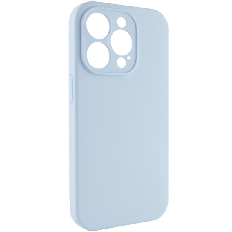 Чохол Silicone Case Full Camera Protective (AA) NO LOGO для Apple iPhone 15 Pro Max (6.7") Блакитний | Sweet Blue