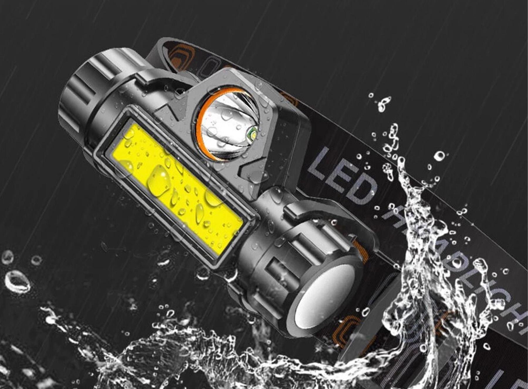 Фонарь налобный BL-8101 XPE+COB с магнитным креплением (234562554) - фото 6 Фонарь налобный BL-8101 XPE+COB с магнитным креплением (234562554) - фото 6