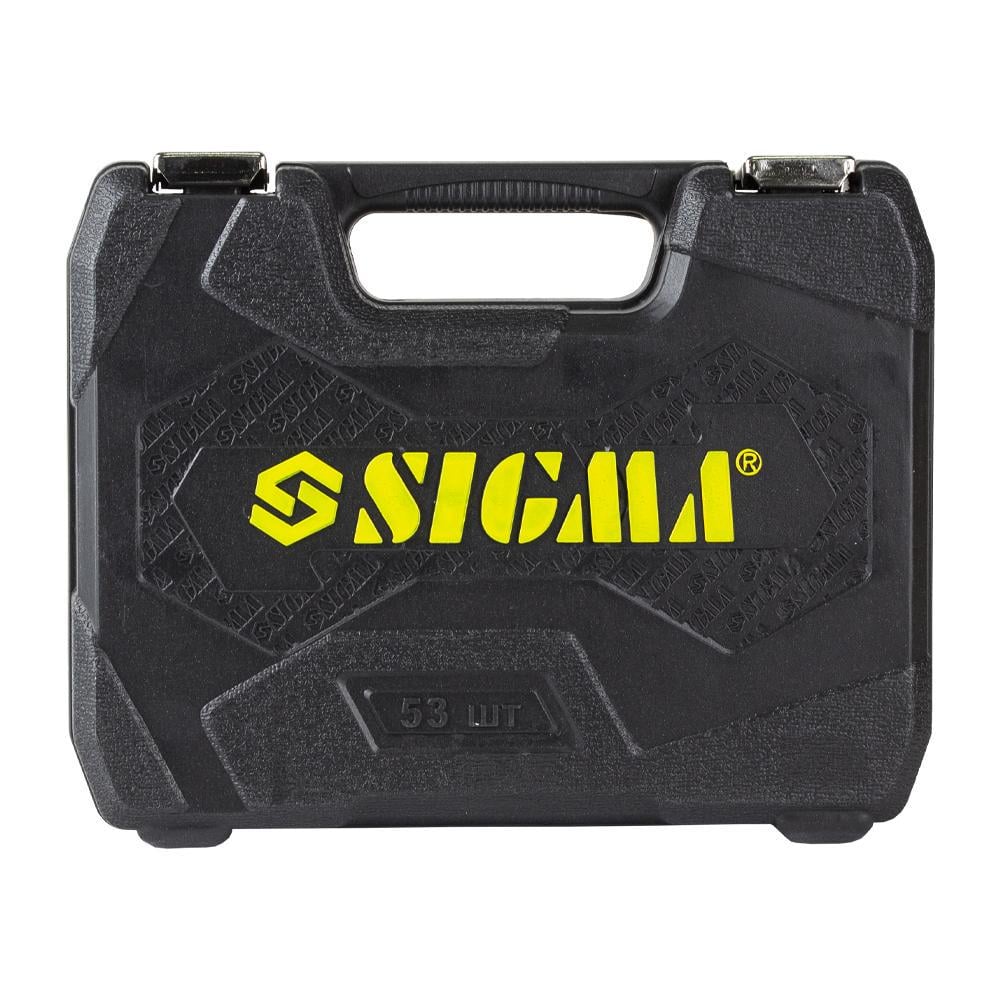 Набір насадок торцевих і біт Sigma CrV 1/4" 53 шт. (6003521) - фото 2