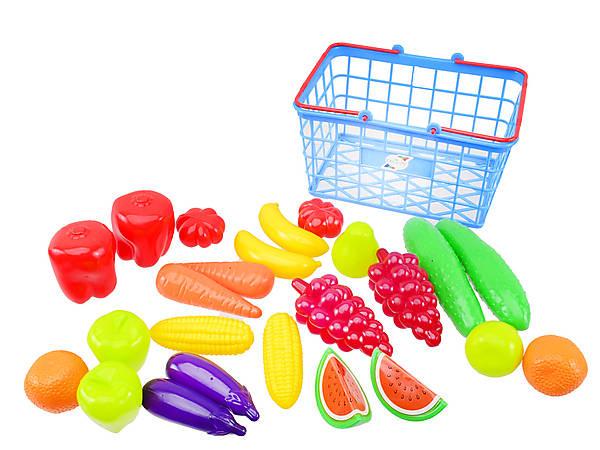 Детская корзинка Урожай с продуктами 24 предмета (ORION 379-3)