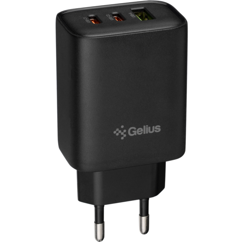Зарядний пристрій мережевий Gelius Power Pulse GP-HC057 65W USB/2Type-C Black (QC/PD/PPS) - фото 3 Зарядний пристрій мережевий Gelius Power Pulse GP-HC057 65W USB/2Type-C Black (QC/PD/PPS) - фото 3