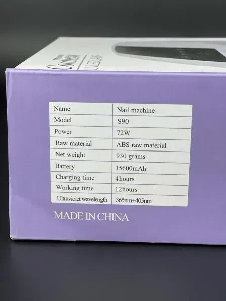 Лампа LED Cordless S90 для маникюра с аккумулятором - фото 4