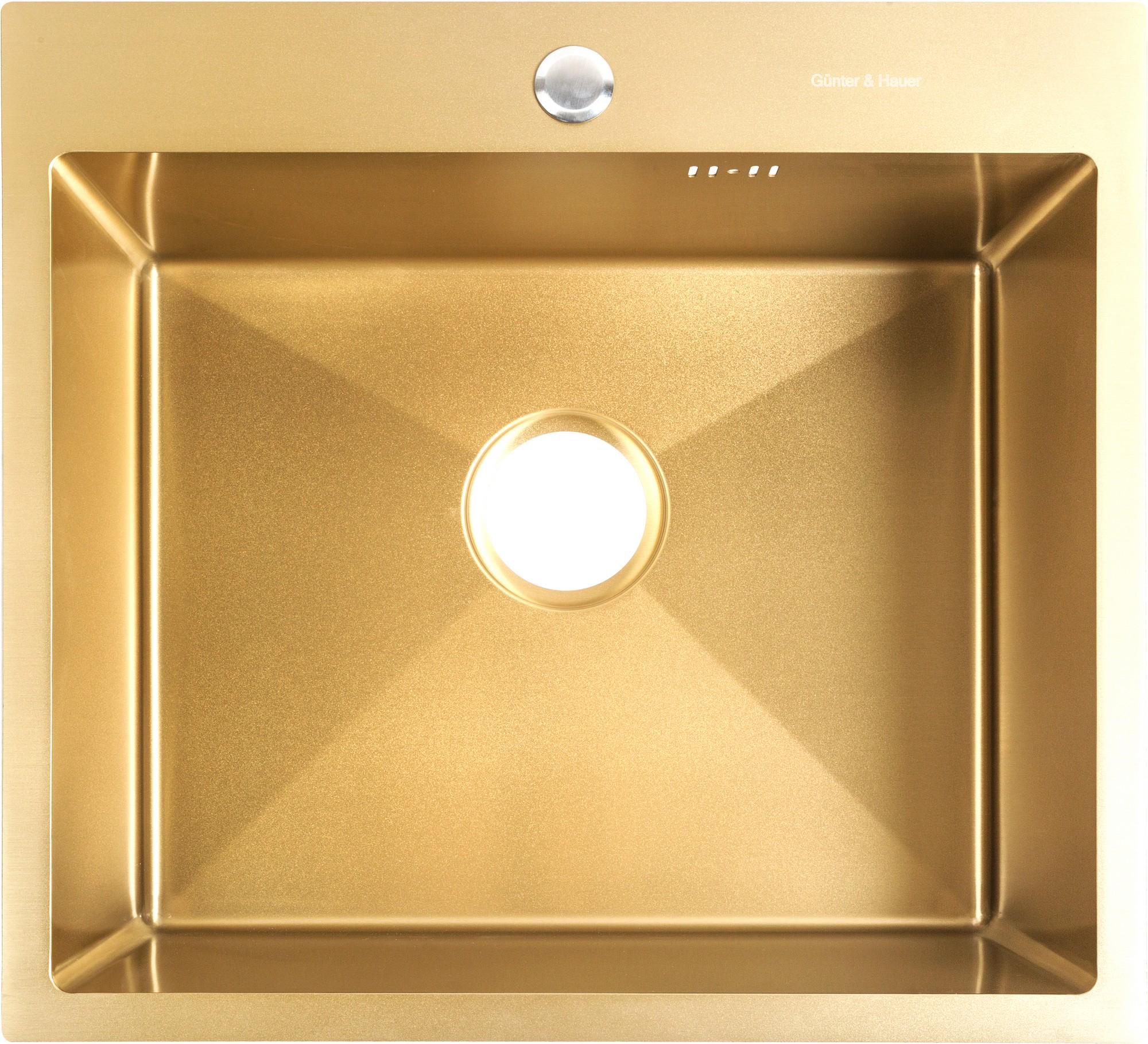 Мойка кухонная Gunter&Hauer Mindel 5522 Gold Мойка кухонная Gunter&Hauer Mindel 5522 Gold