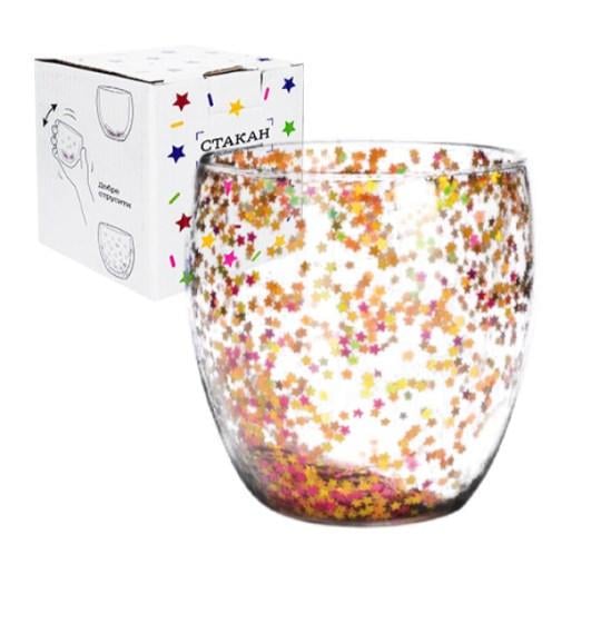 Стакан ST Зирка с двойным дном стекло 240 мл (201-33)