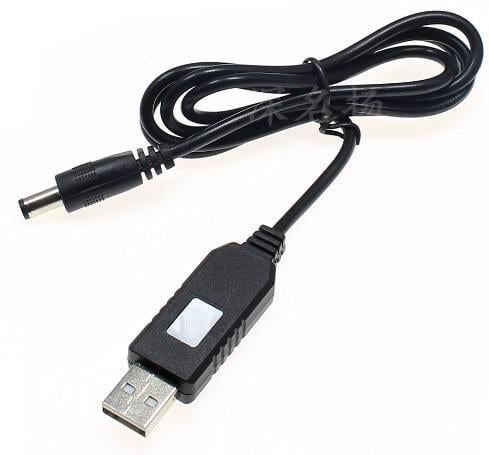 Перехідник підвищуючий для роутера Berger USB 5 V to 12 V DC 5,5х2,1