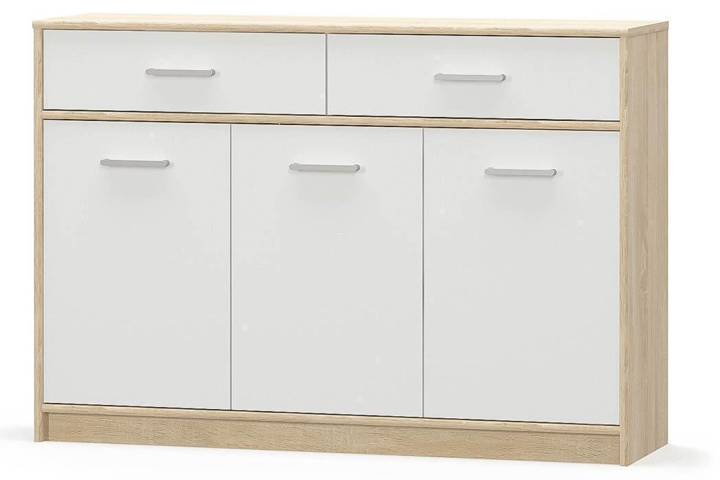 Комод Мебель-Сервіс 3Д2Ш Tips Дуб самоа/Білий (27122574) Комод Мебель-Сервіс 3Д2Ш Tips Дуб самоа/Білий (27122574)