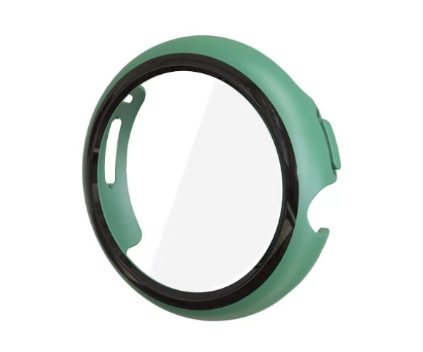 Чехол с защитным стеклом Protective Cover with Glass для Google Pixel Watch 2 Зеленый