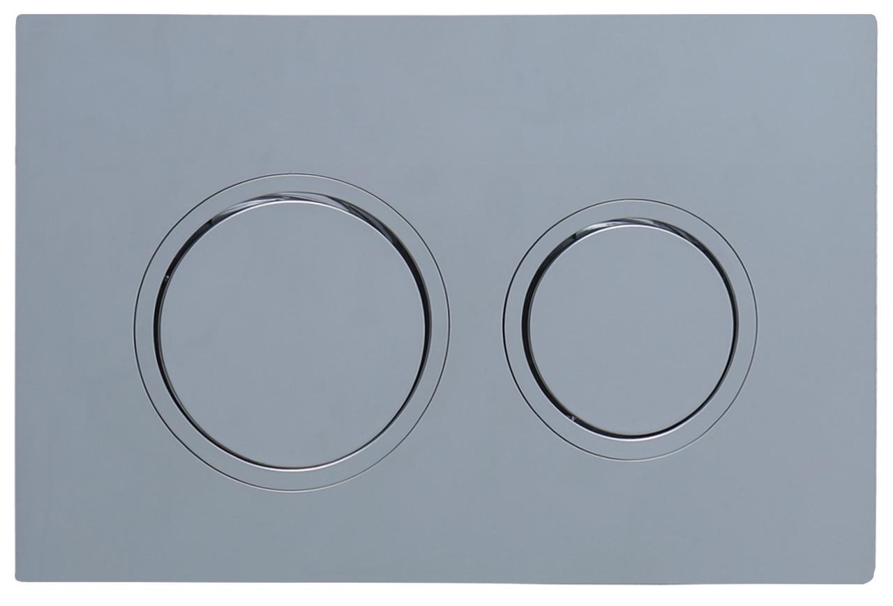 Панель смыва KOER KT-0605-01 пластиковая круглая кнопка 220x140x12 мм (KR5317)