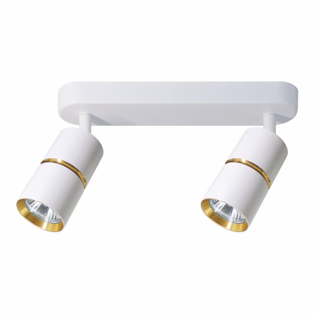 Светильник накладной ARDERO ML312-2 BAMBOO GU10 поворотный Белый/Золотой - фото 2 Светильник накладной ARDERO ML312-2 BAMBOO GU10 поворотный Белый/Золотой - фото 2