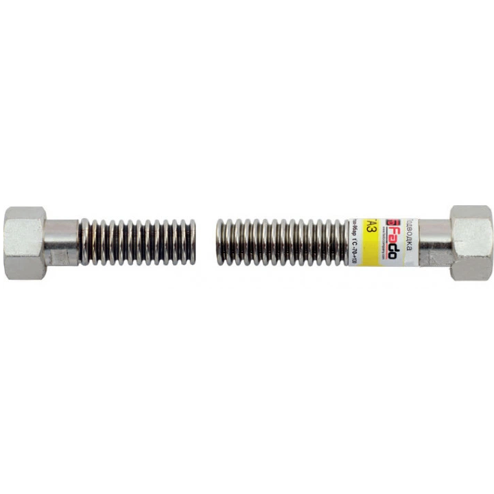 Газовый шланг FADO S.r.l Inox Gas ВВ 1/2x1/2" 0,4 м из нержавеющей стали (SGB4)