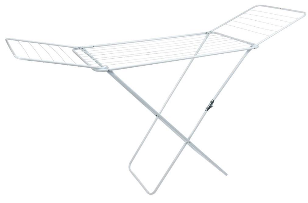 Сушилка для белья металлическая 55x182x92/105 см Белый