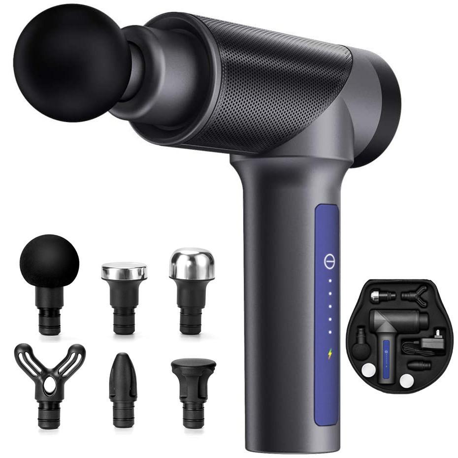 Портативный ручной массажер пистолет для тела Massage Gun miniPRO - фото 2