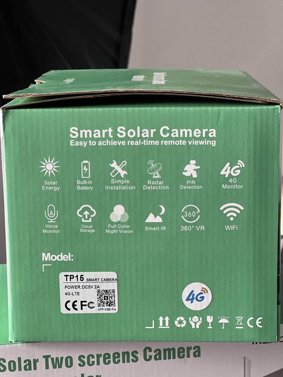 Камера відеоспостереження сонячна 4G з SIM-картою/кольоровим нічним баченням та AI детекцією руху - фото 3 Камера відеоспостереження сонячна 4G з SIM-картою/кольоровим нічним баченням та AI детекцією руху - фото 3