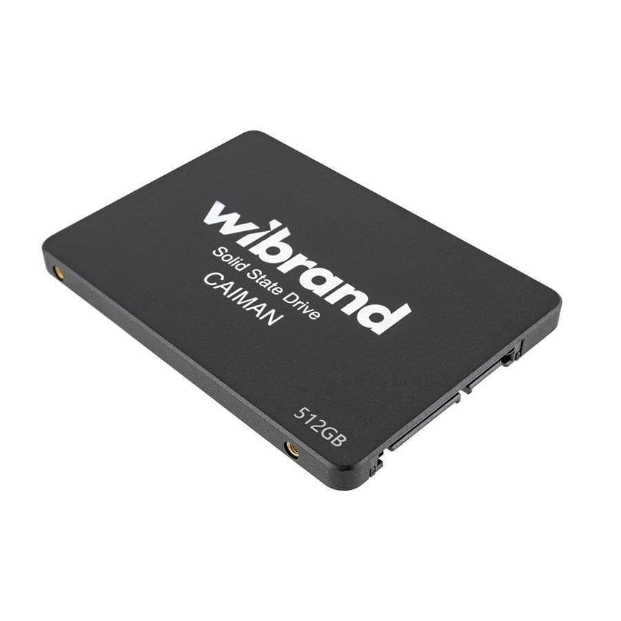 Жесткий диск SSD Wibrand Caiman WI2.5SSD/CA512GB Bulk 2.5» 512Gb 3D TLC NAND SATA-III 6Gb/s 470/560 мб/с (218205)
