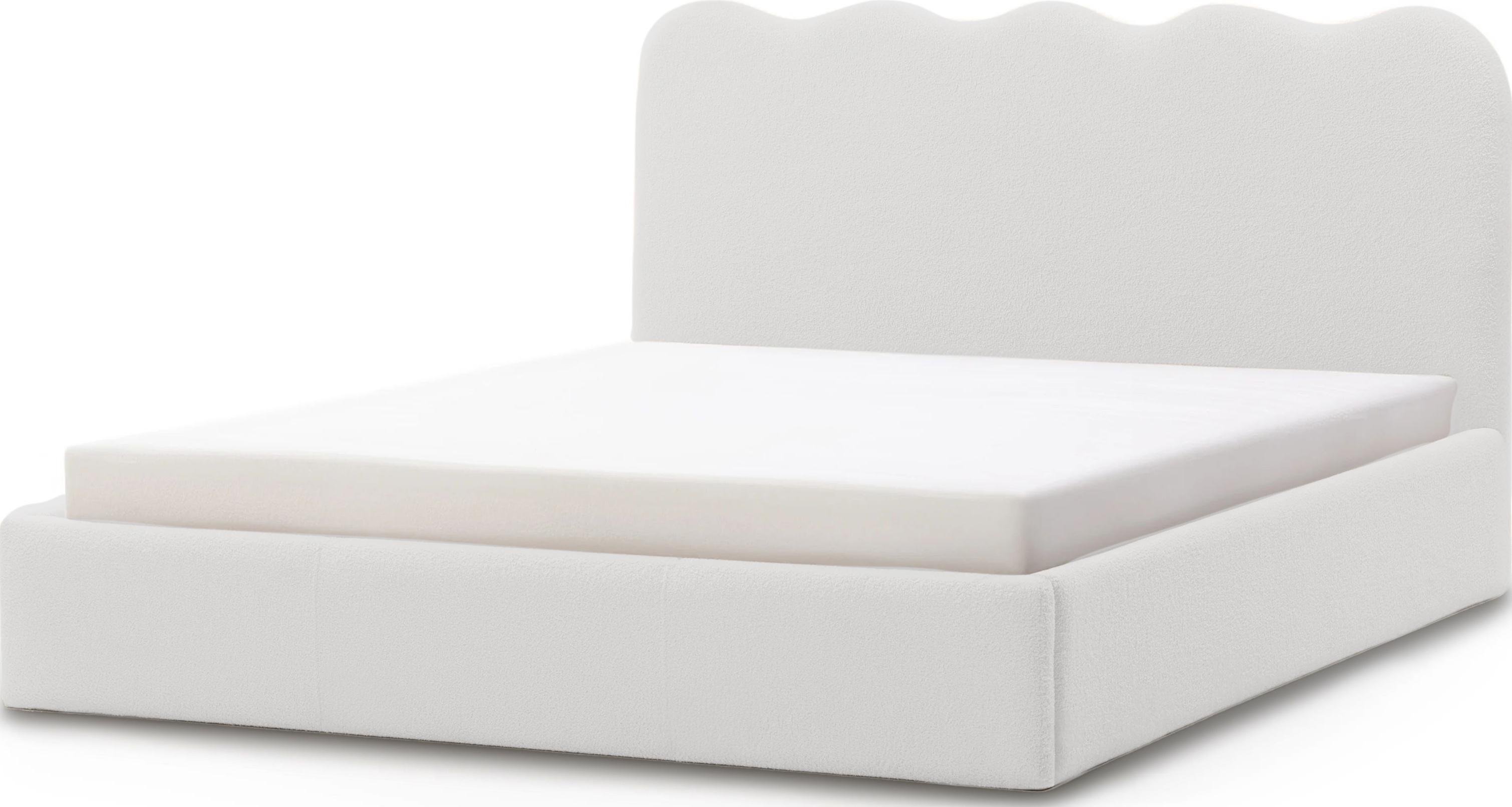 Кровать двуспальная Haven с подъемным механизмом 160х200 см Vanilla Charm (16134)