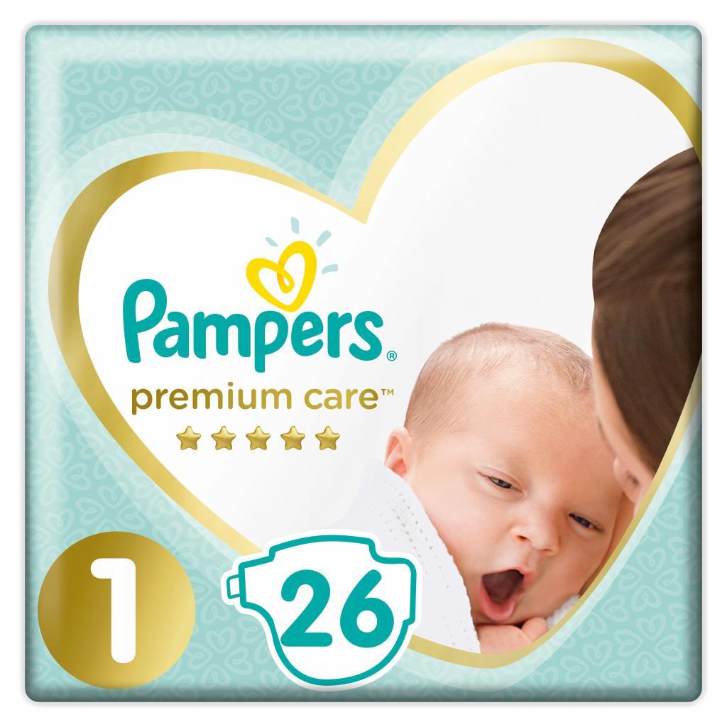 Підгузки Pampers Premium Care 1 26 шт. (8001841104614) - фото 1