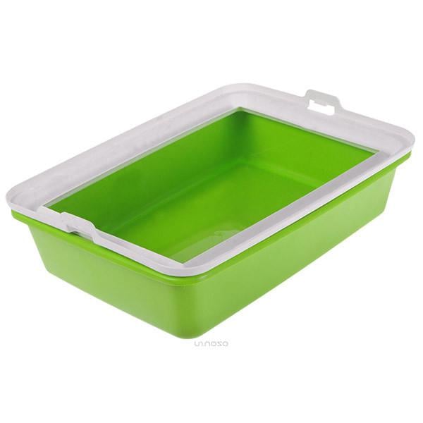 Туалет для котів MPS Hydra Mini з рамкою 43х31х12 см Green (1130202720)