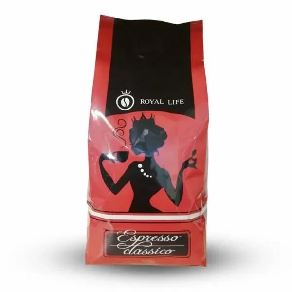 Кава в зернах Royal-Life купаж Espresso Classico 70% арабіка 30% робуста 1 кг (1744796932)