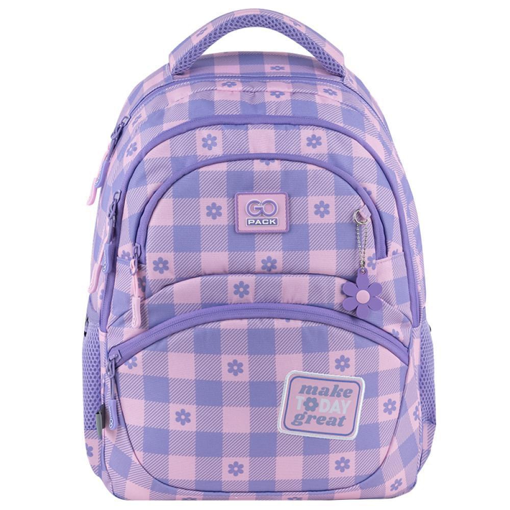 Рюкзак школьный GoPack Education Make Today Great 39x29,5x12 см 17 л Сиреневый (GO25-175M-4)