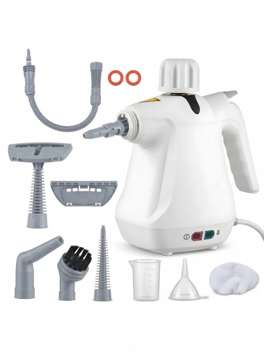 Отпариватель-парогенератор ручной высокого давления 6в1 1000 Вт Белый (6897645753)