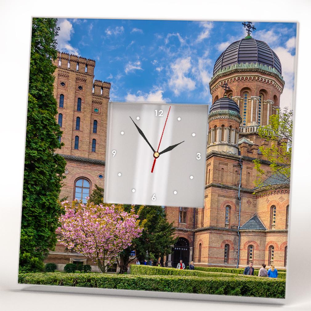 Часы настенные Панорама города Черновцы 260x260 мм (C04459)