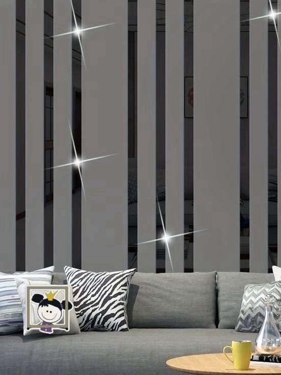 Наклейка интерьерная Молдинг-30 на стену 3х240 см 3 шт. Черный (21994090)