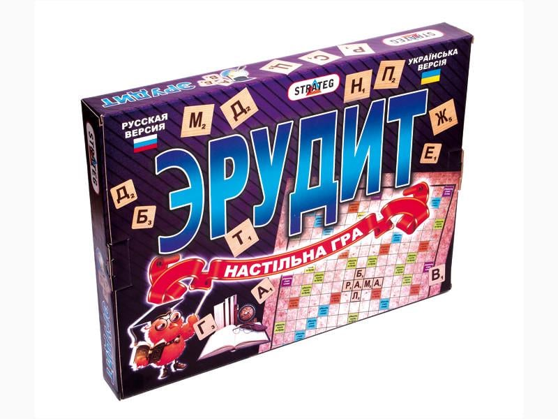 Настільна гра Strateg Ерудит 38-29-4см (MTT-52775)