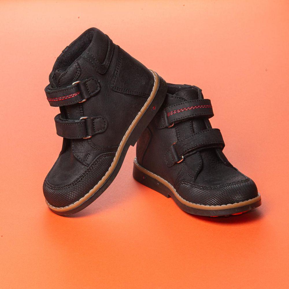 Ботинки для мальчиков The Leo 1023 р. 24 16 см Черный - фото 6